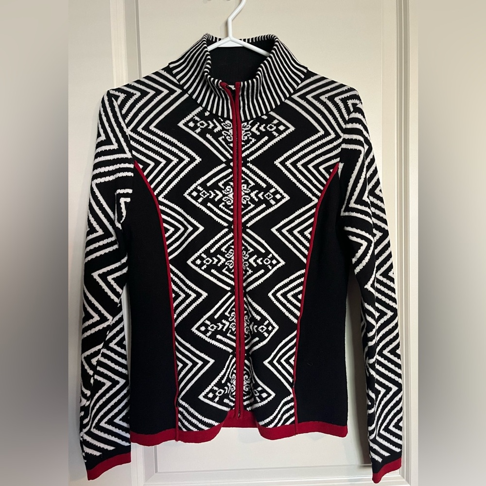 Icelandic Women’s Small Full-Zip Wool Sweater